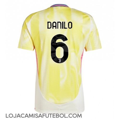 Camisa de Futebol Juventus Danilo Luiz #6 Equipamento Secundário 2024-25 Manga Curta